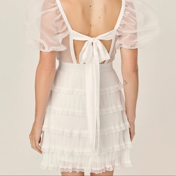 For Love & Lemons White Dress - M - Picture 6 of 6
